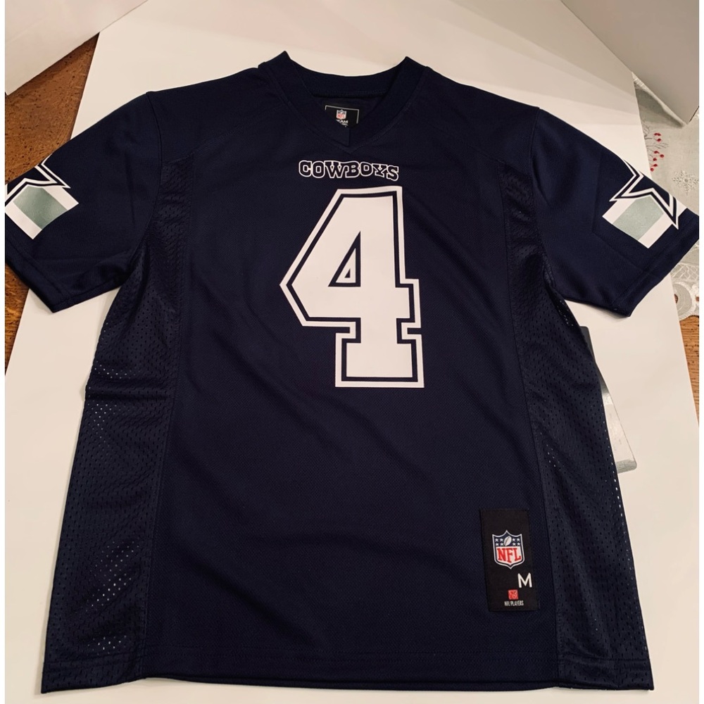 *NWT* NFL Dallas Cowboys Dak Prescott Jersey Boys Medium (10-12)